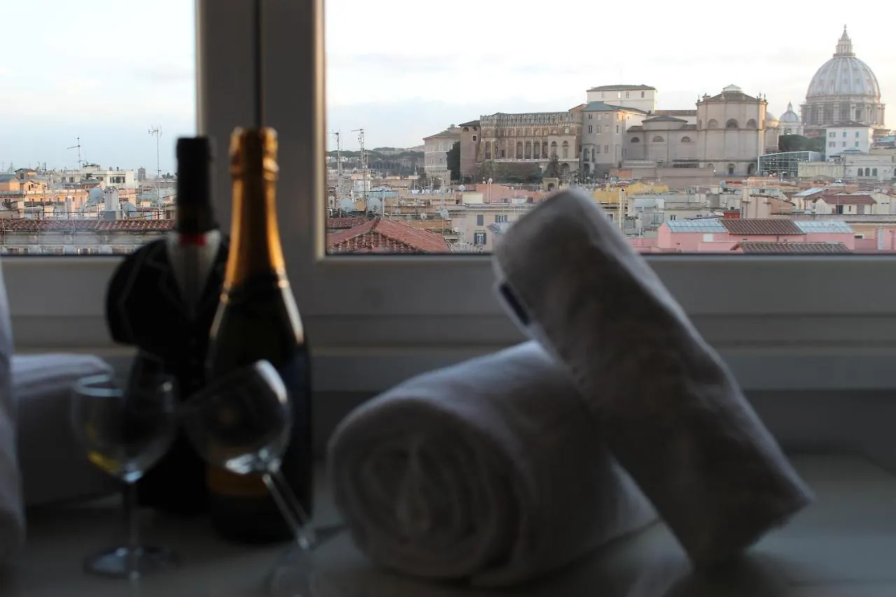 Panoramic View Of St. Peter Apartment Rome